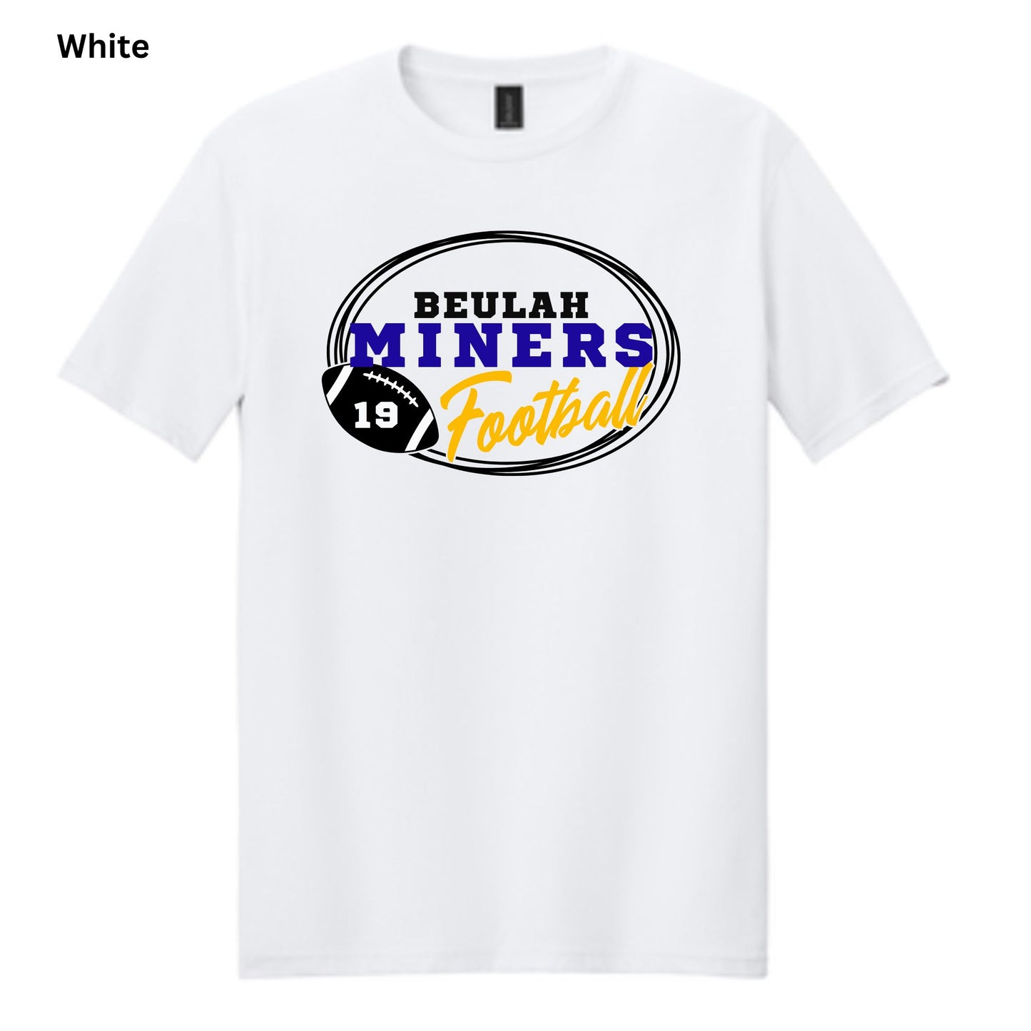 Customizable Miners Football 128-T-shirt