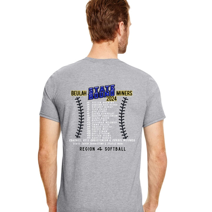 STATEBOUND Softball Miners T-shirt