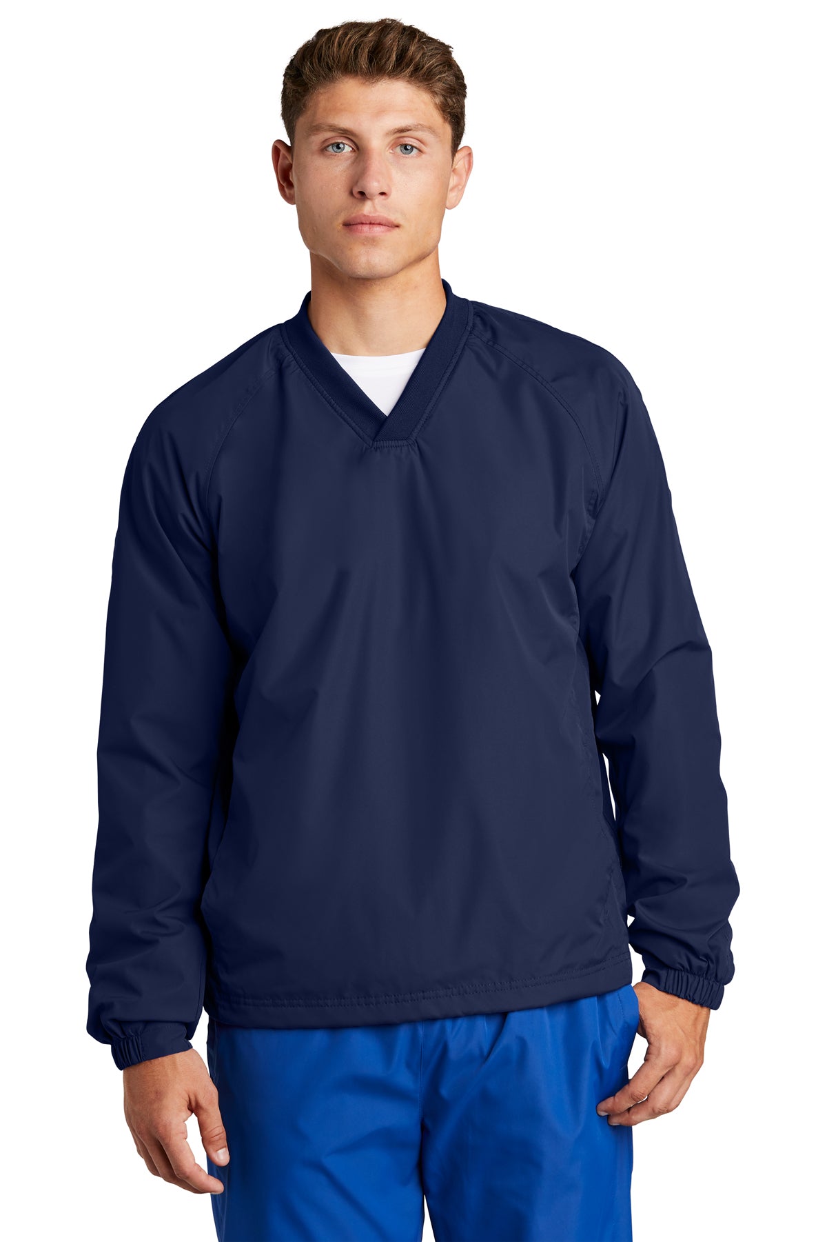 North Stars Sport-Tek® V-Neck Raglan Wind Shirt