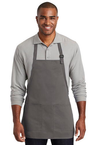 Port Authority ® Medium-Length Two-Pocket Bib Apron-A601