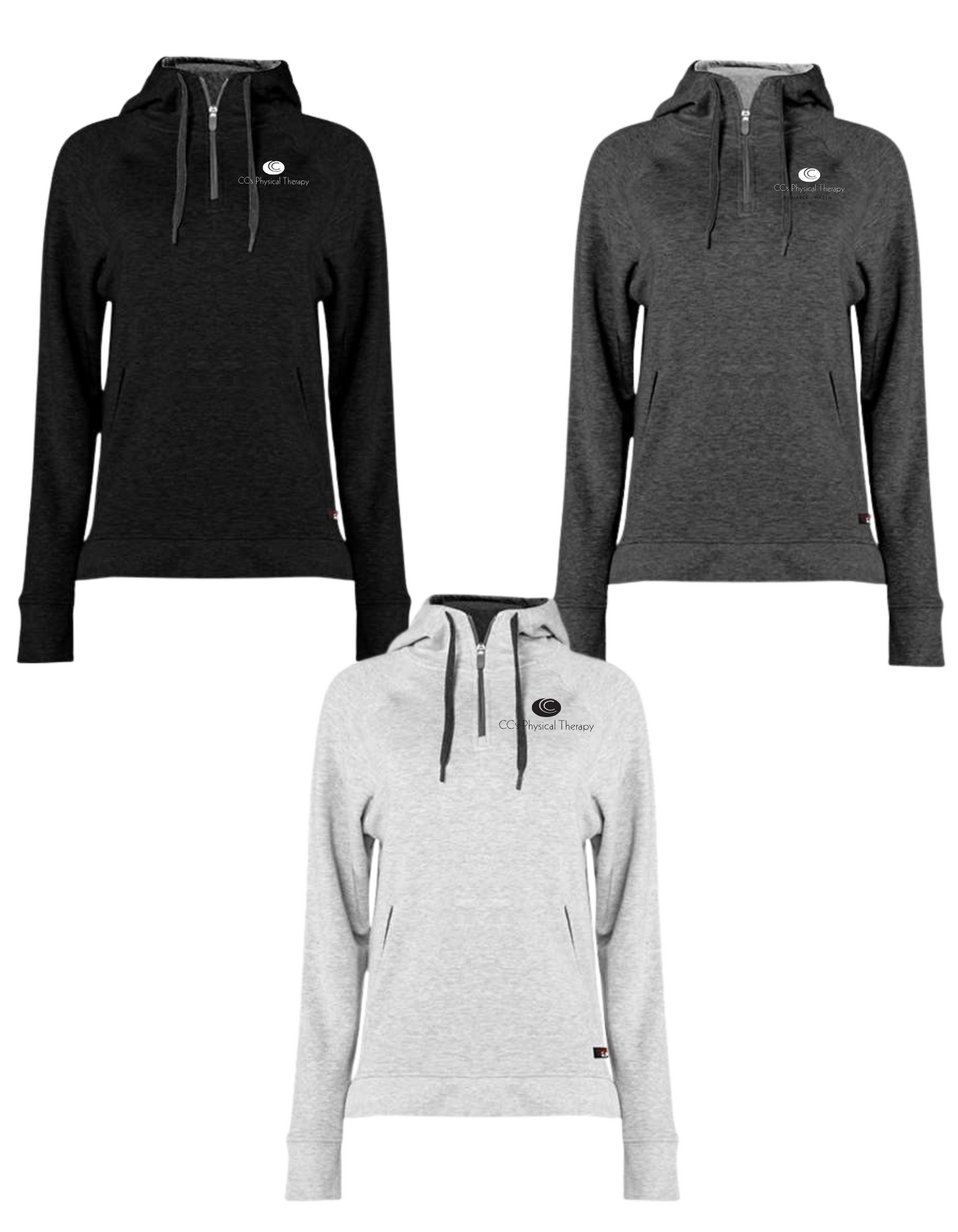 CC's Physical Therapy Hooded Quarter Zip