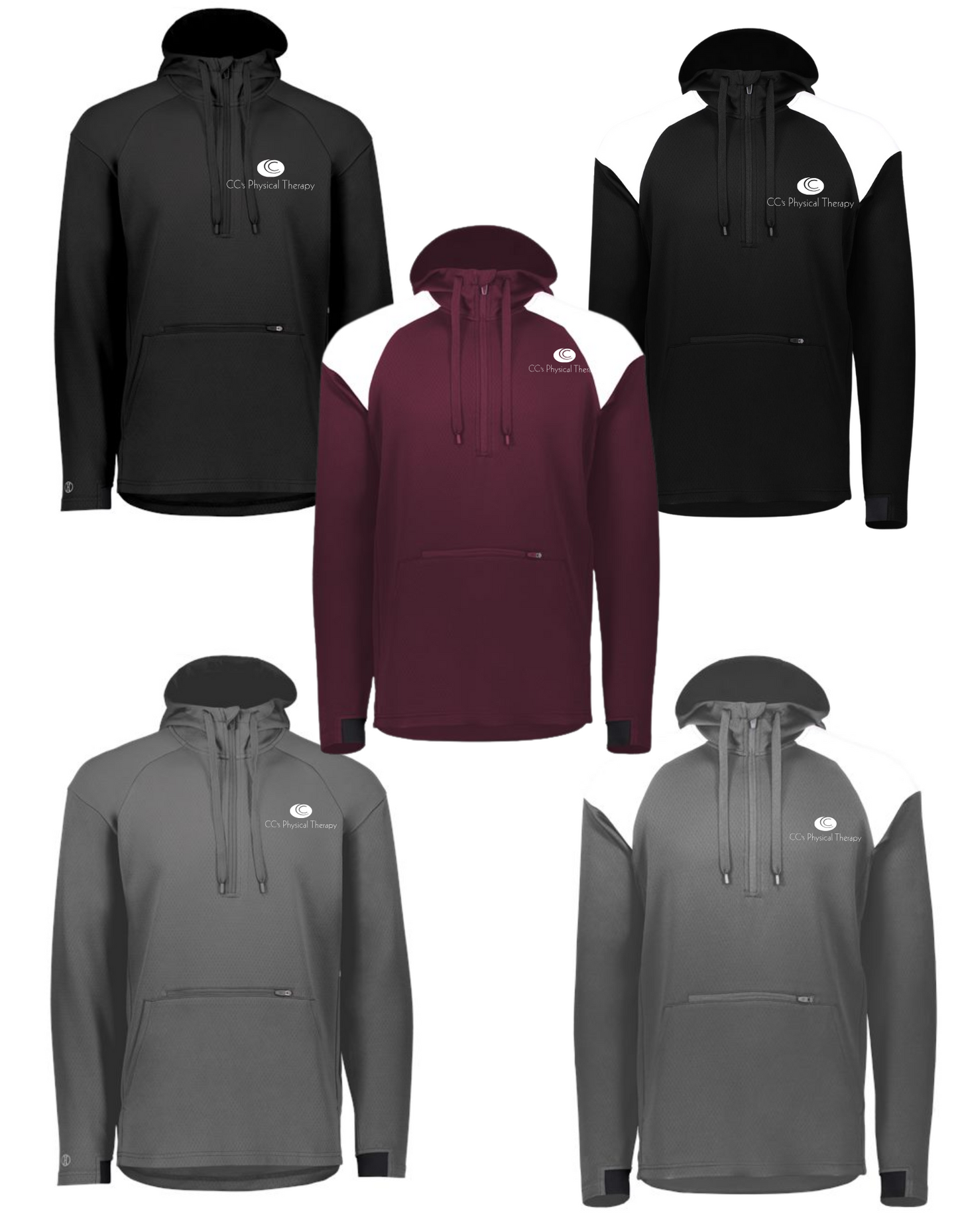 CC's Physical Therapy Quarter Zip Hoodie
