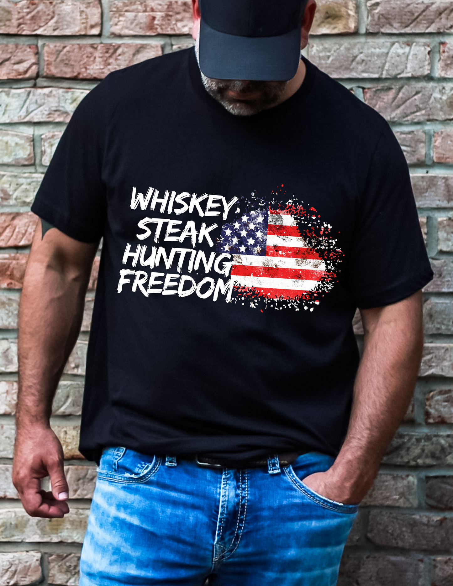 Whiskey Steak Hunting Freedom