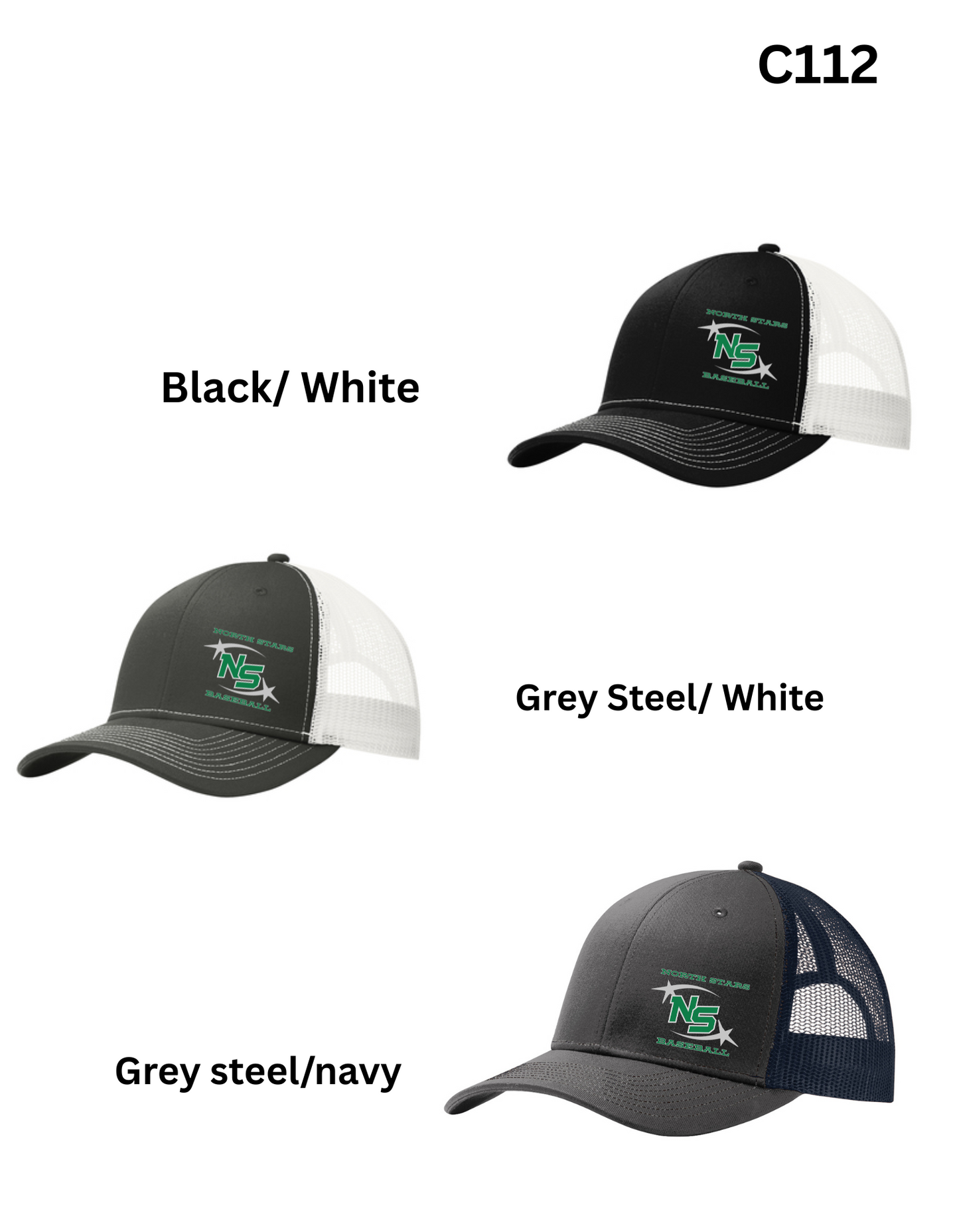 North Stars Port Authority Snapback Trucker Cap