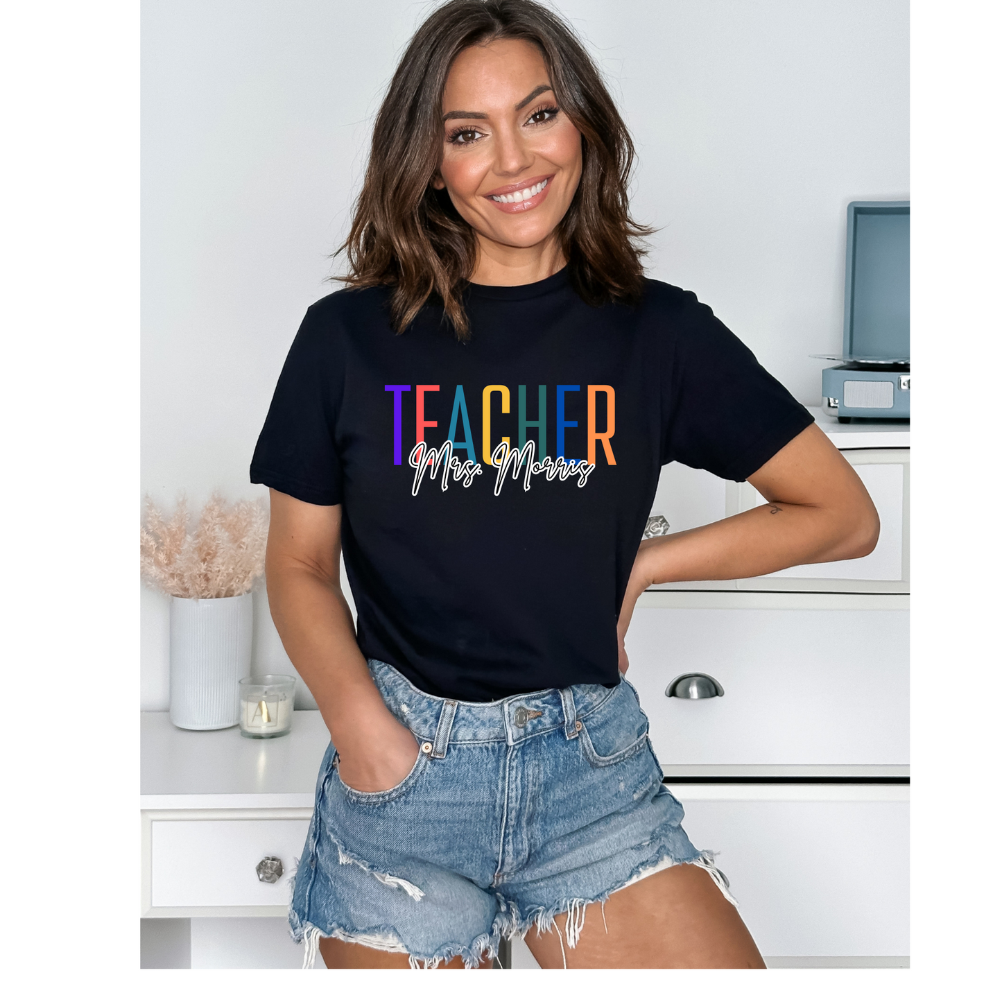 Teacher with name
