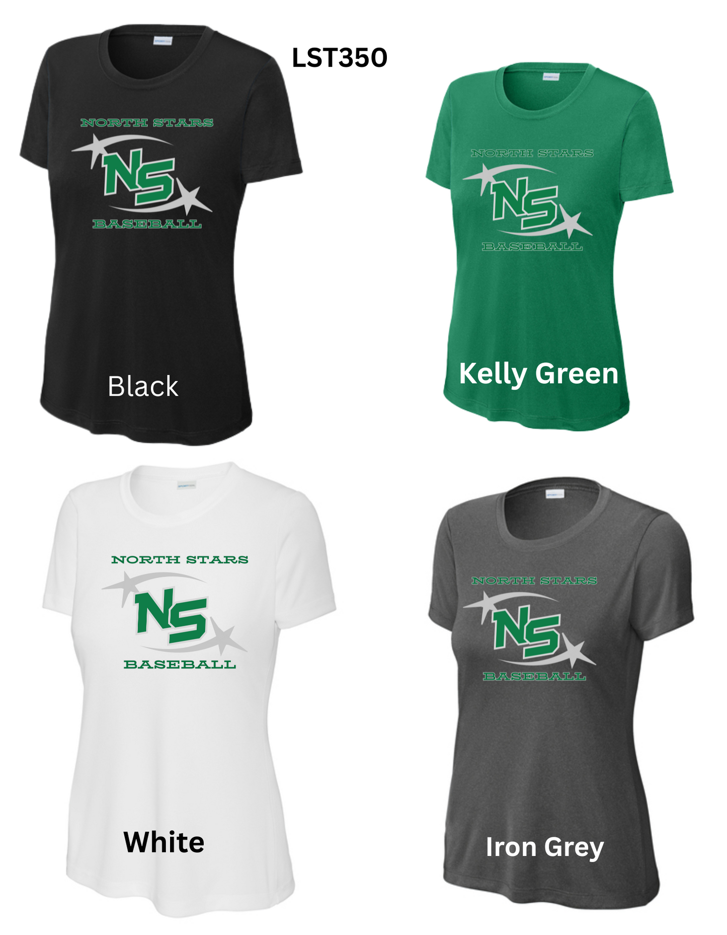 North Stars Sport-Tek Women's PosiCharge Competiton Tee