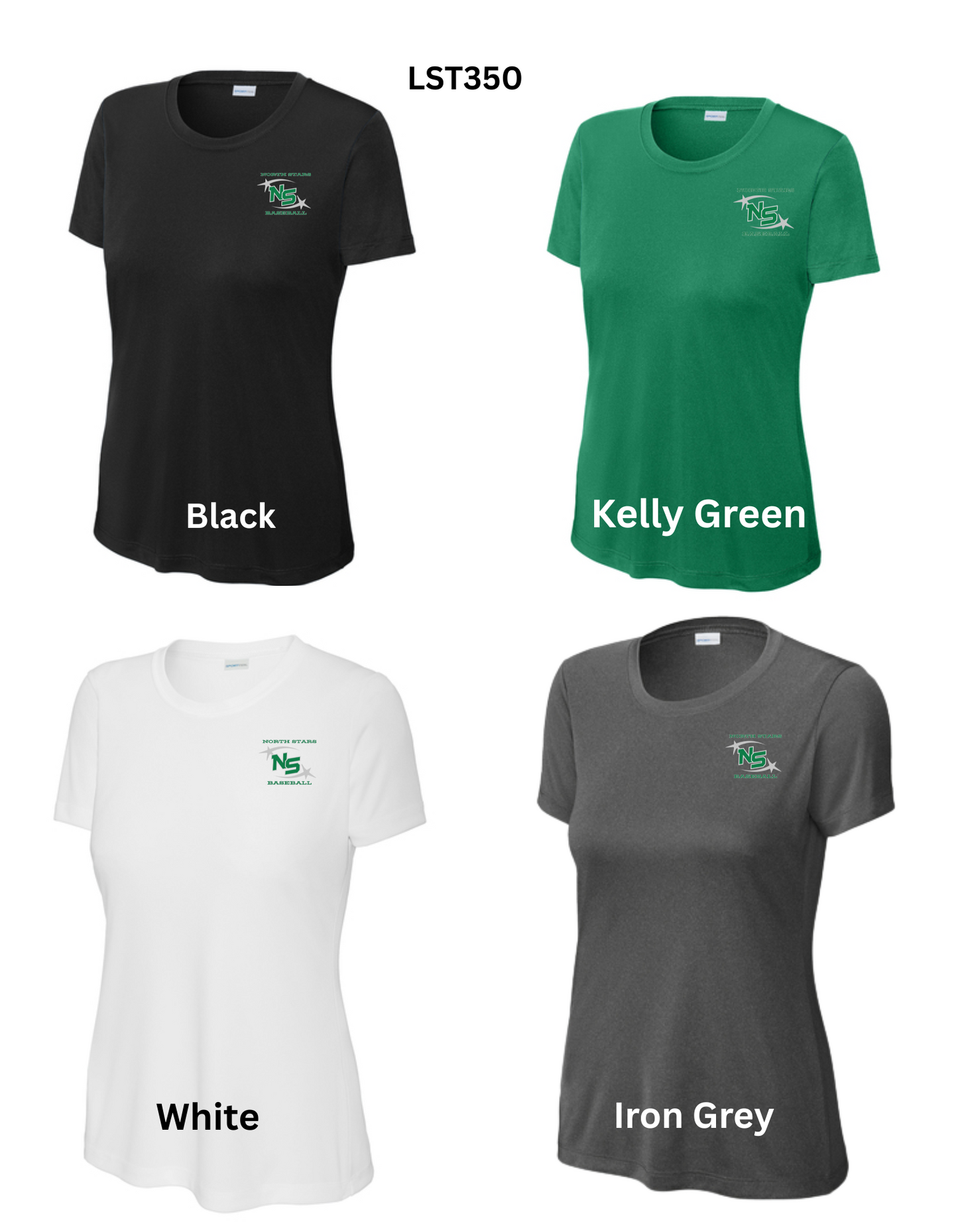 North Stars Sport-Tek Women's PosiCharge Competiton Tee