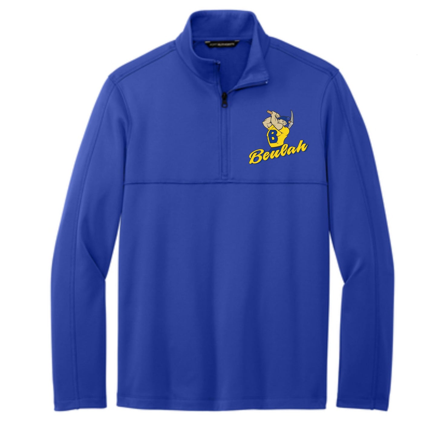 Adult 1/4" Zip Royal Blue Miners Jacket