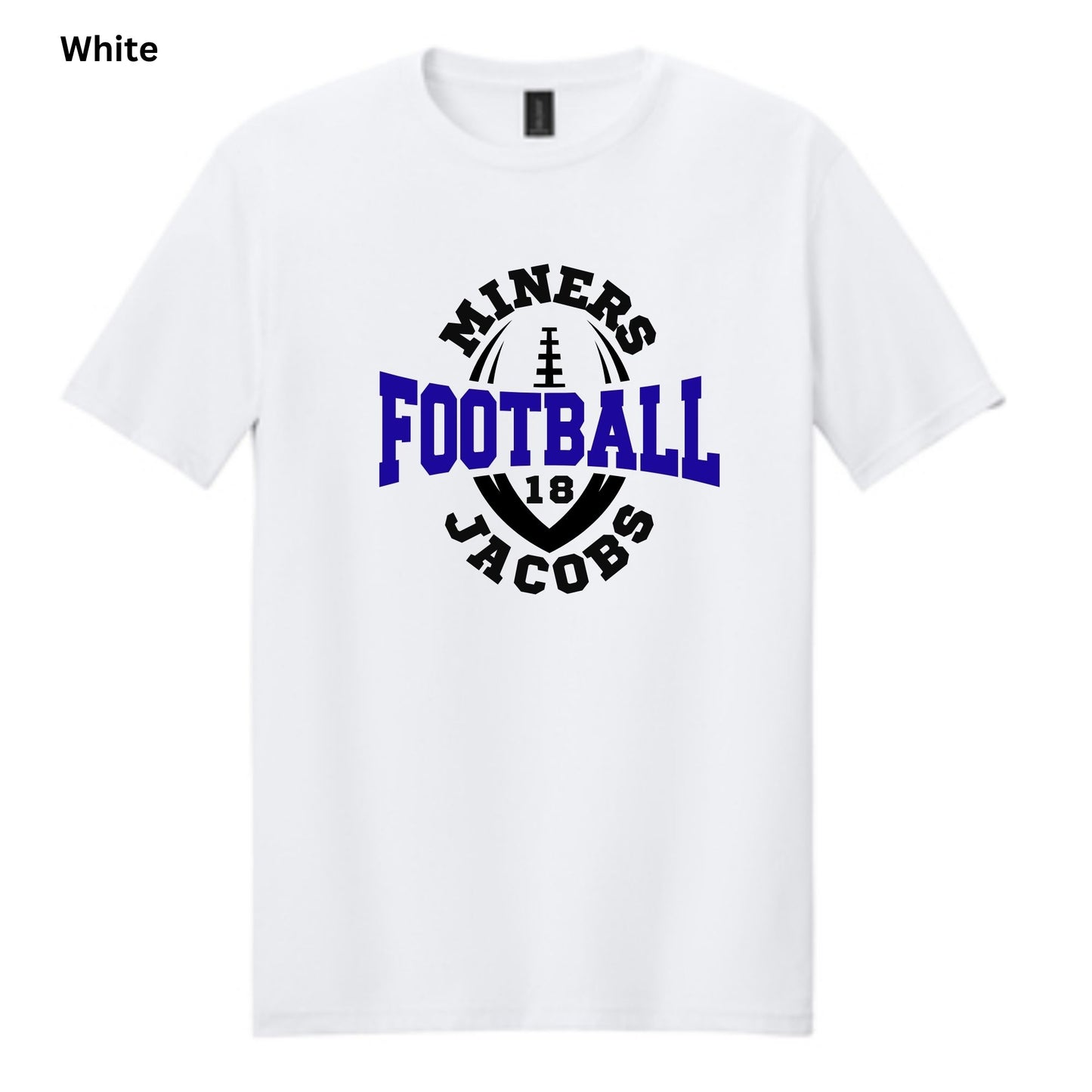 CUSTOMIZABLE Miners Football 127-T-shirt