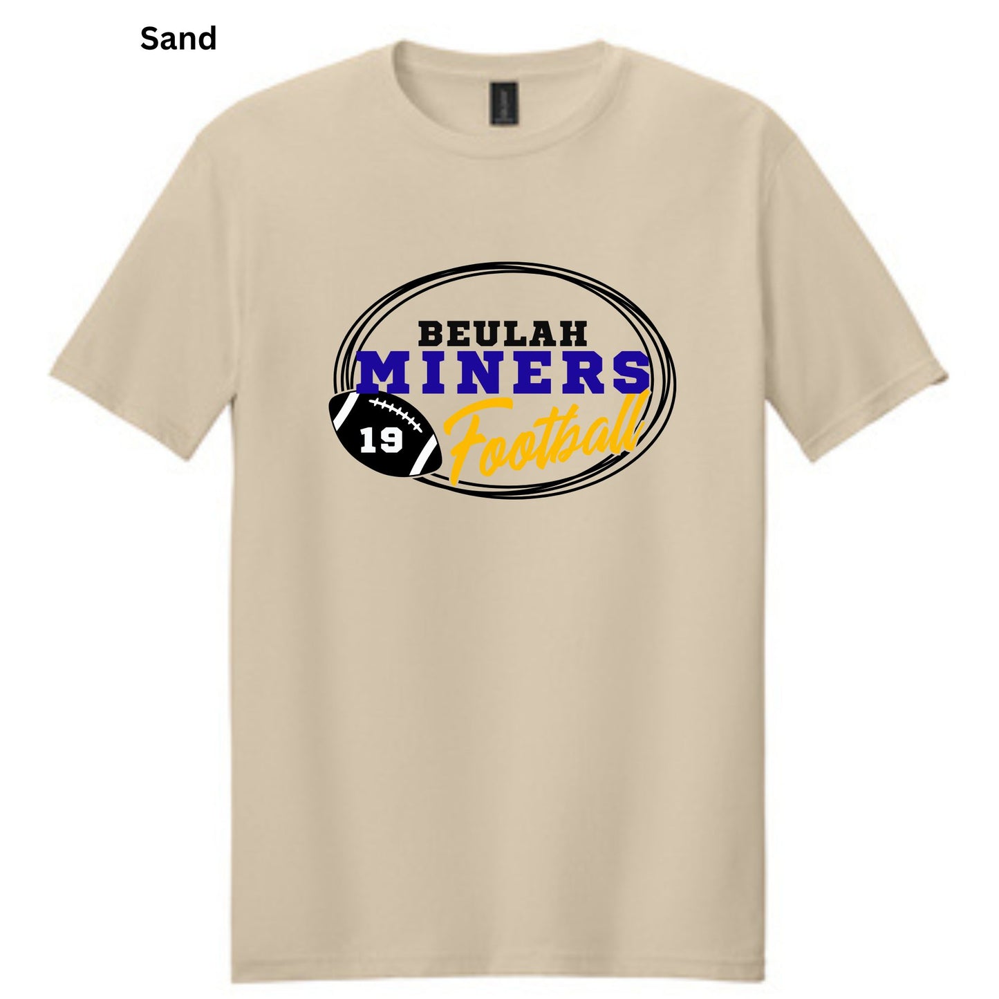 Customizable Miners Football 128-T-shirt