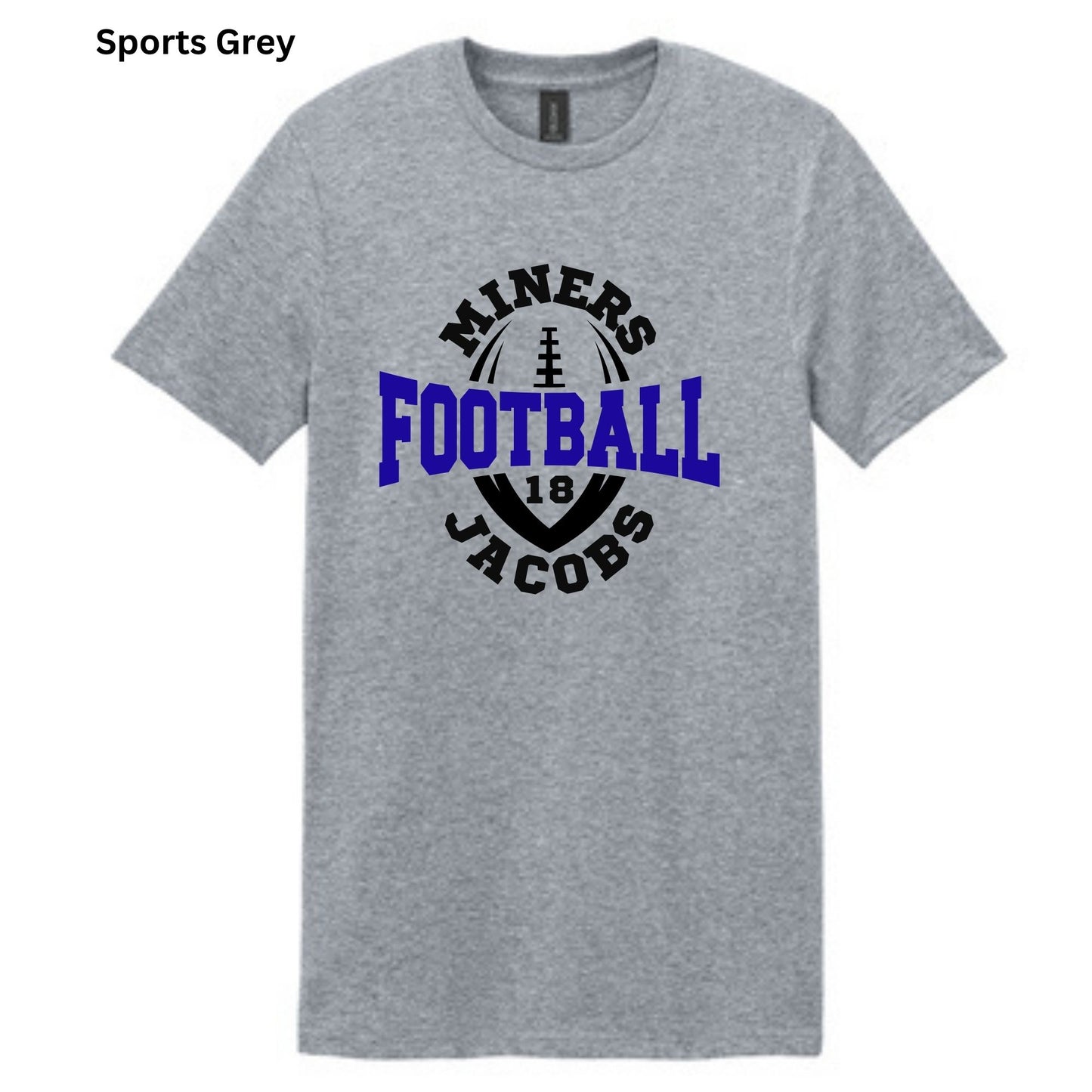 CUSTOMIZABLE Miners Football 127-T-shirt