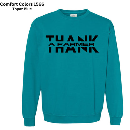 Thank A Farmer Crewneck Sweatshirt-181