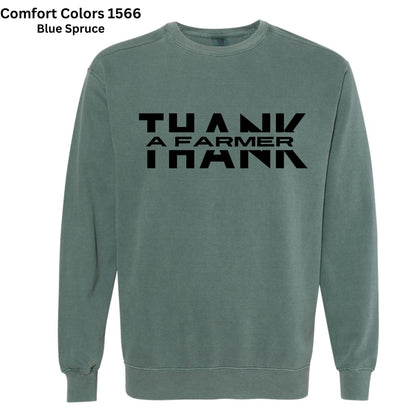 Thank A Farmer Crewneck Sweatshirt-181