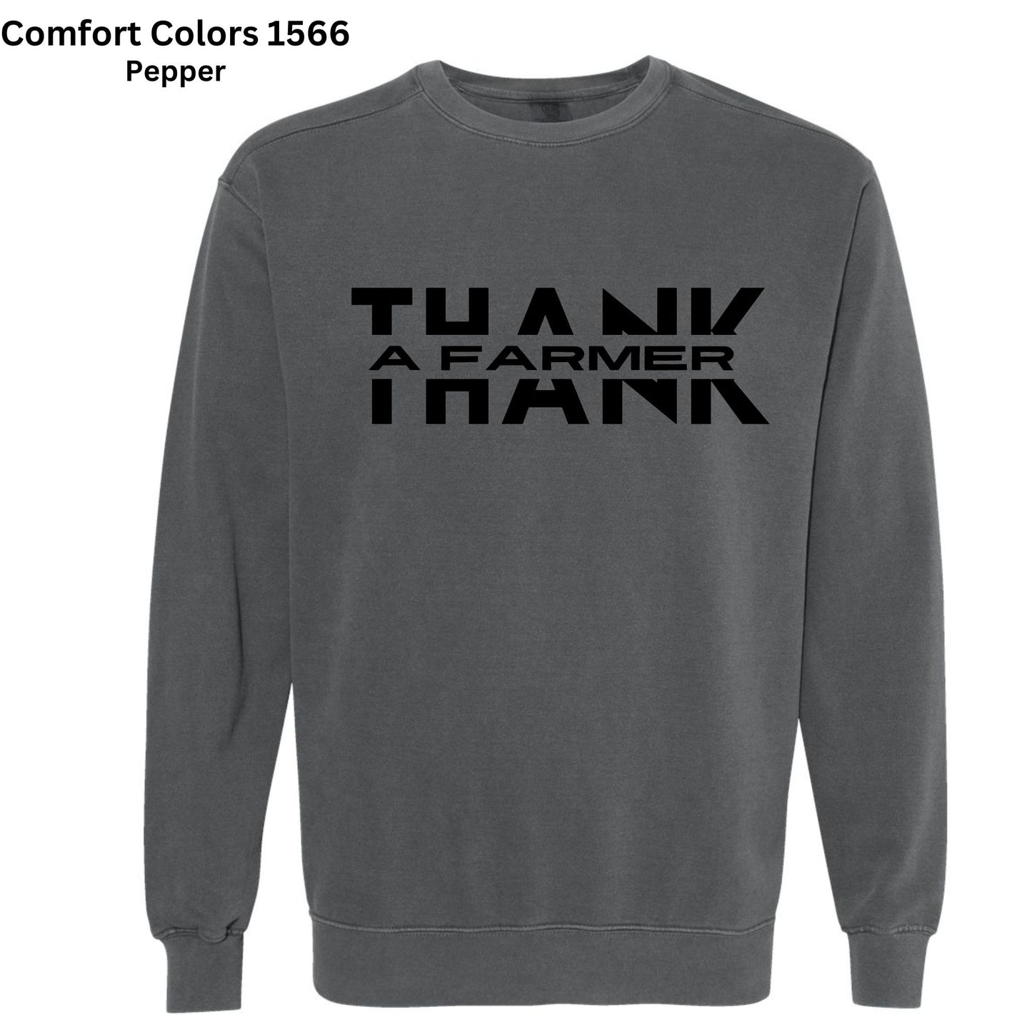 Thank A Farmer Crewneck Sweatshirt-181