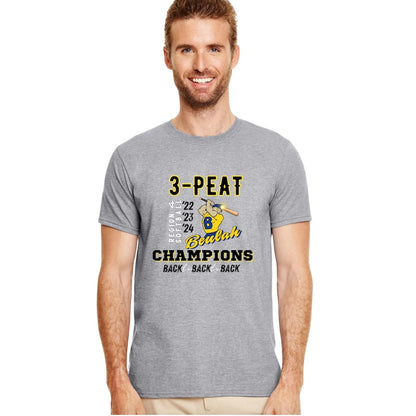 3-Peat Short Sleeve T-shirt