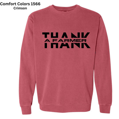 Thank A Farmer Crewneck Sweatshirt-181