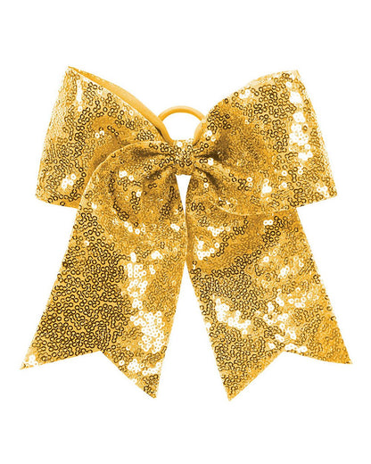 Sequin Cheer Hair Bow - 6702