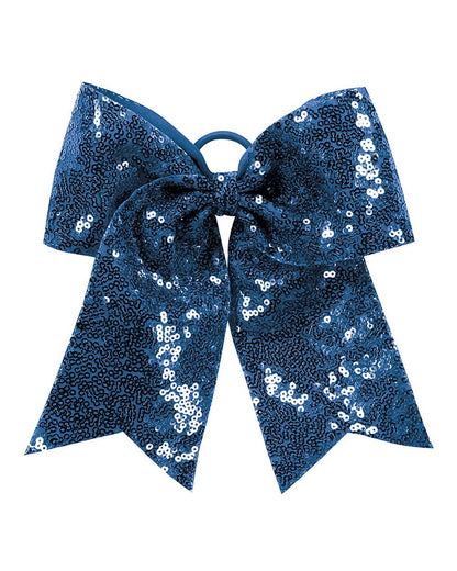 Sequin Cheer Hair Bow - 6702