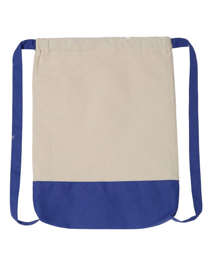 Canvas Drawstring Backpack-8876